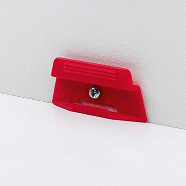 Parador Leistenclipse rot aus Kunststoff - Befestigungsclips zur Montage von Bodenleisten vom Typ SL 4/5/18 - Set mit 24 Stück im Sale